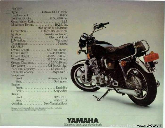 Yamaha XS850
