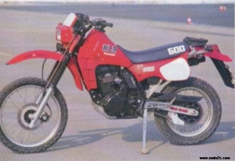 KAWASAKI KLR 600 KL600A 1984-1986 FRONT STAINLESS BRAIDED BRAKE KIT GPZ ZX 